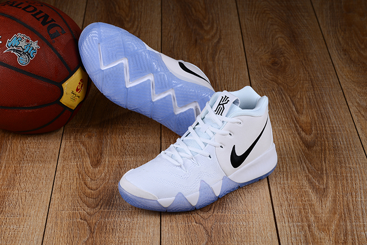 New Nike Kyrie 4 White Ice Sole Shoes